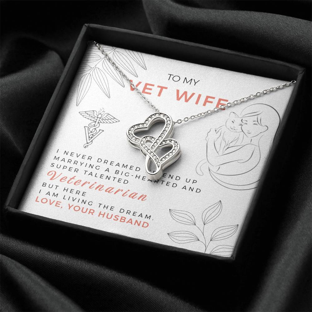 I Never Dreamed I'd End Up Marrying  A Big Hearted And Super Talented Double Hearts Necklace