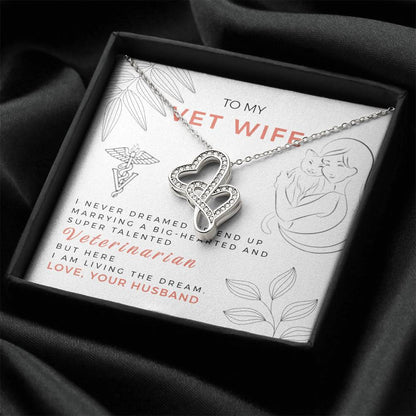 I Never Dreamed I'd End Up Marrying  A Big Hearted And Super Talented Double Hearts Necklace