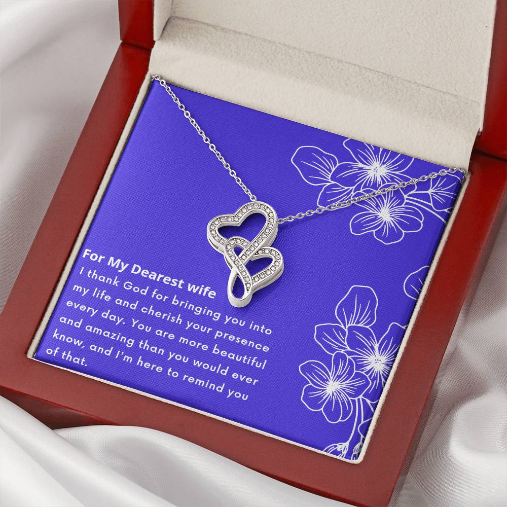 Interlocking Hearts Wifw Double Hearts Necklace