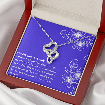 Interlocking Hearts Wifw Double Hearts Necklace
