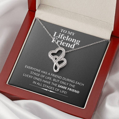 Heartto My Wife Necklace Anniversary Gift For Wife Birthday Gift For Wife Gift For Wife Necklace For Wife Gift For Wif 1 Double Hearts Necklace