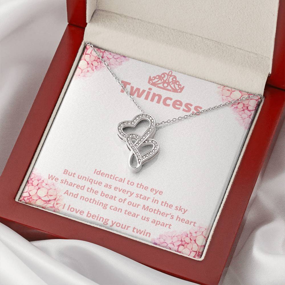 Twincess Double Hearts Necklace