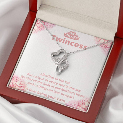 Twincess Double Hearts Necklace