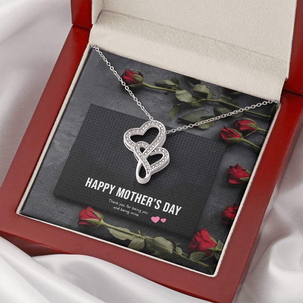 Mother's Day 2021 Gift - Classic Double Heart Necklace Double Hearts Necklace