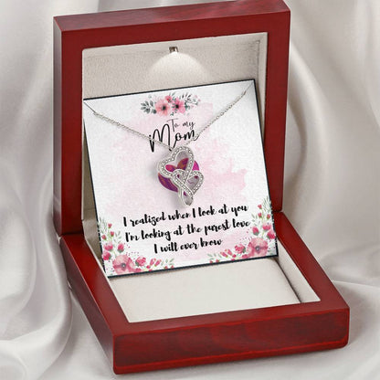 Gift For Mom - Birthday Gift For Mom Mothers Day Gift For Mom Gift For Mom Birthday Necklace For Mom Daughter To Mom G Double Hearts Necklace