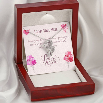 Soul Mate Necklace Double Hearts Necklace