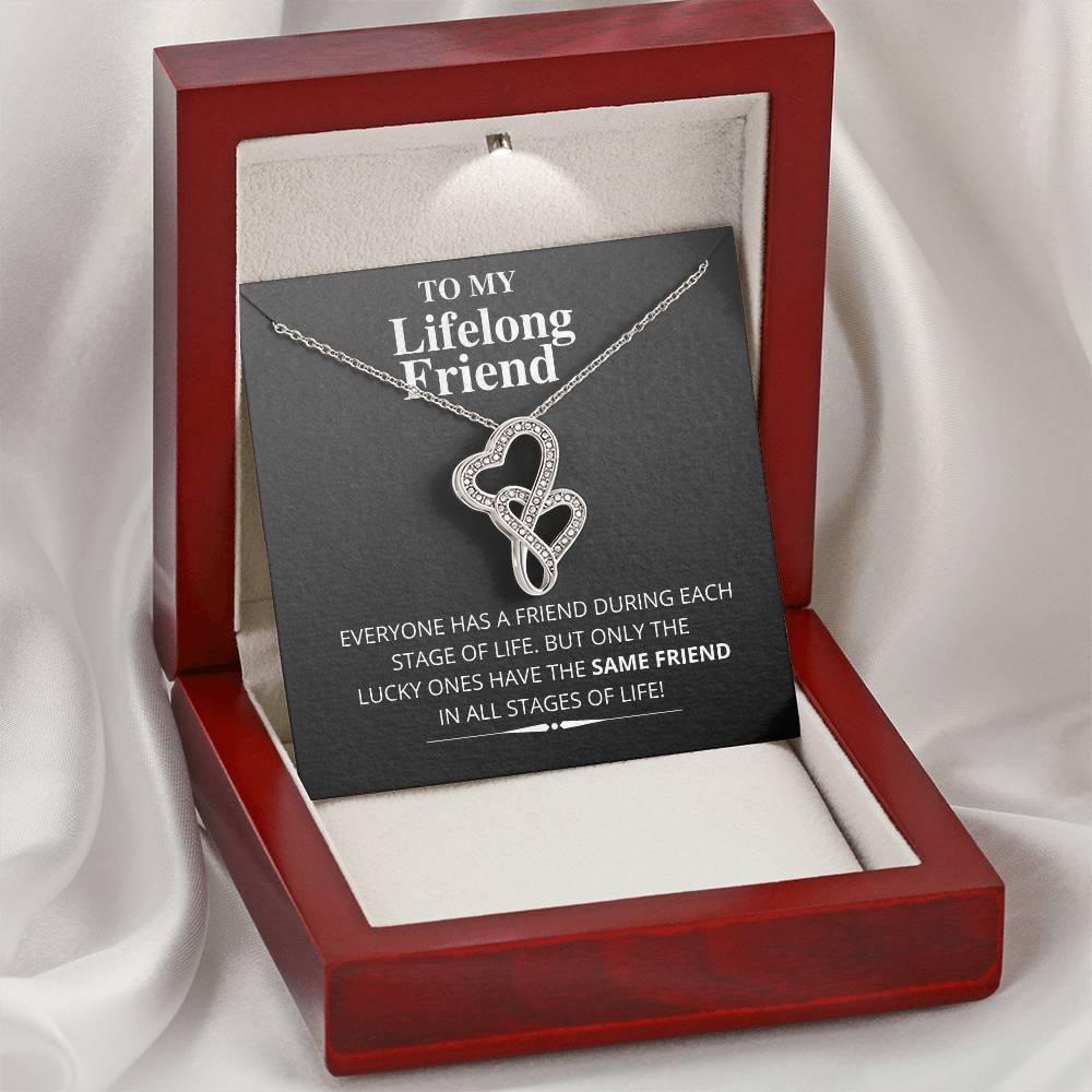 Heartto My Wife Necklace Anniversary Gift For Wife Birthday Gift For Wife Gift For Wife Necklace For Wife Gift For Wif 1 Double Hearts Necklace