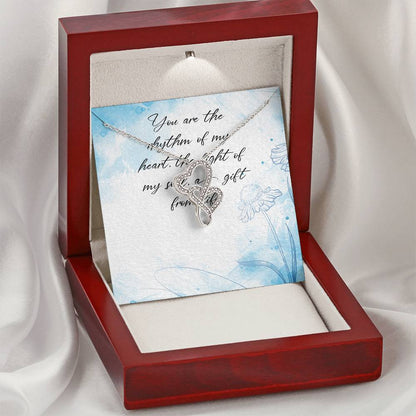 You Are The Rhythm Of My Heartthe Light Of My Soula Gift Of Life Double Hearts Necklace