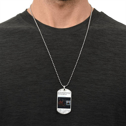 The Child Speak You Can't - Army Tag Necklace, Dog Tag Necklace