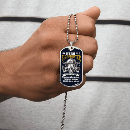 Happy Fathers Day Dog Tag Design - Army Tag Necklace, Dog Tag Necklace
