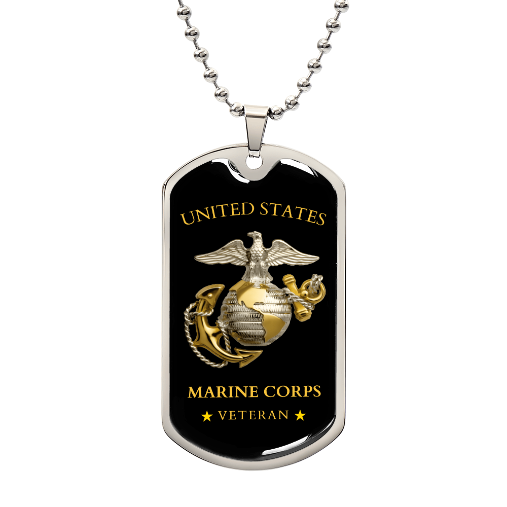 Gorgeous Dog Tag For Marine Corps - Army Tag Necklace, Dog Tag Necklace