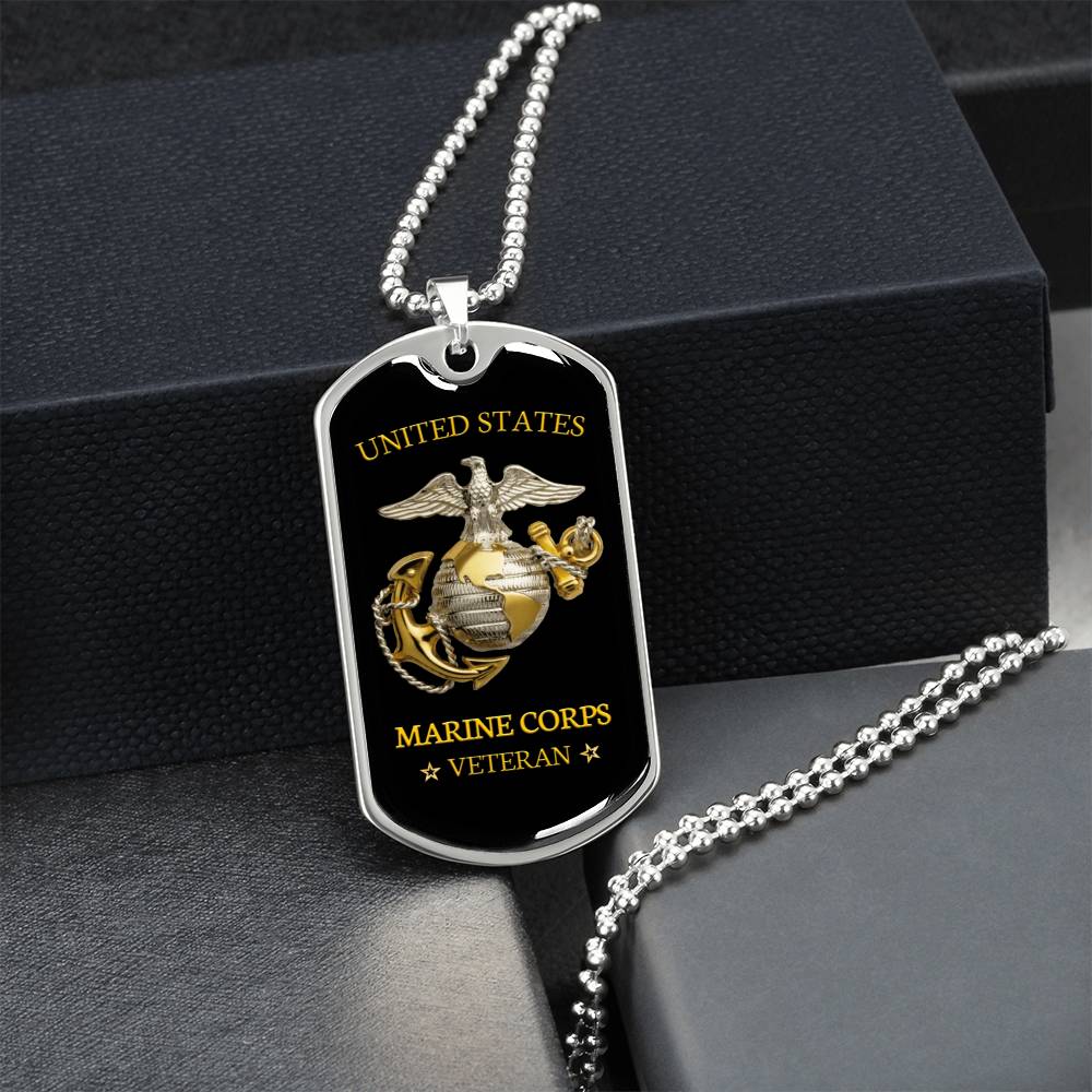 Gorgeous Dog Tag For Marine Corps - Army Tag Necklace, Dog Tag Necklace