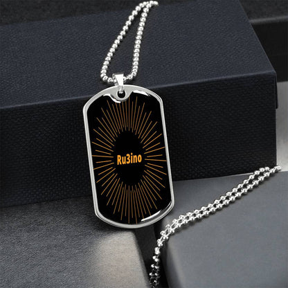 Ru3ino - Army Tag Necklace, Dog Tag Necklace