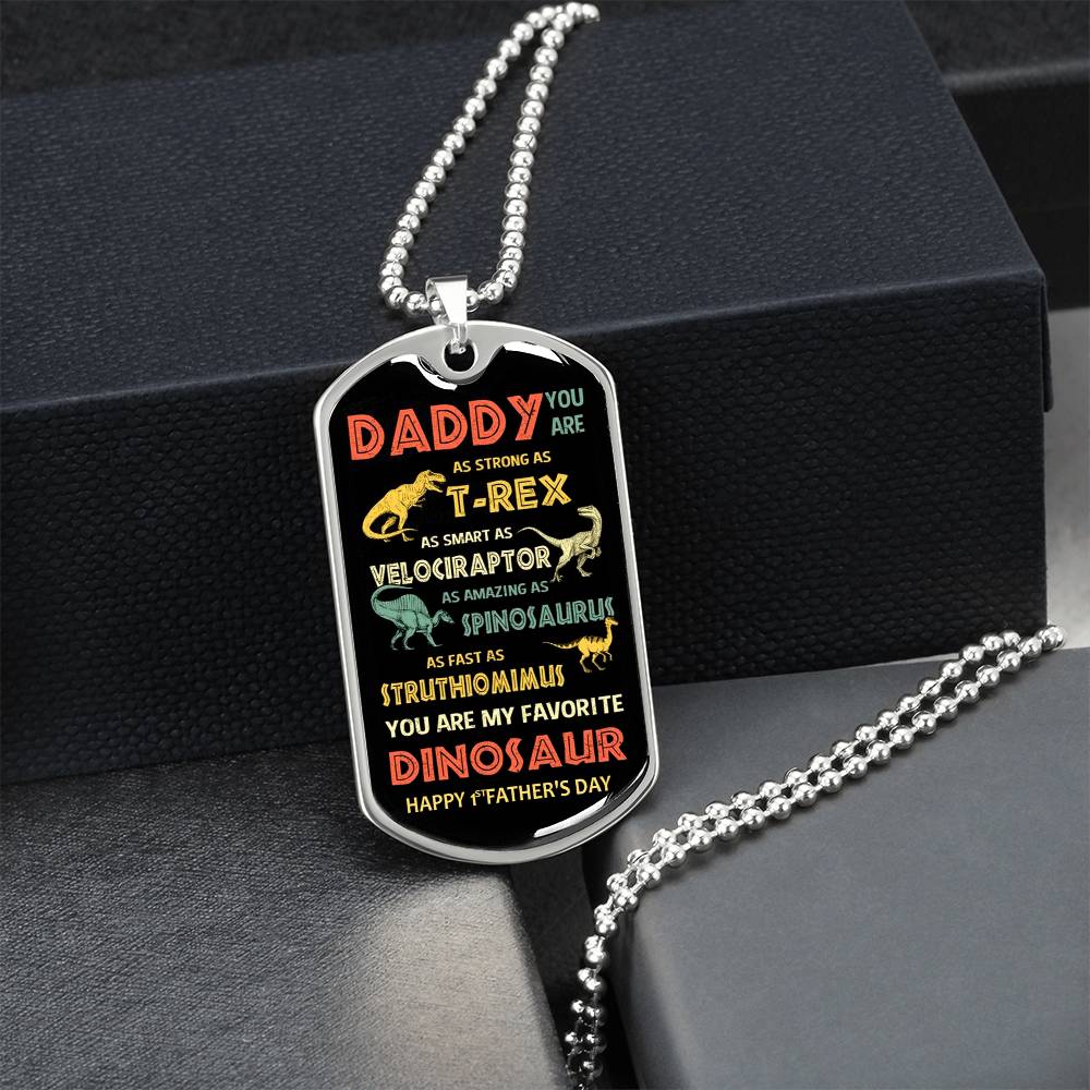 Gift For Father's Day - Luxury Necklace - Army Tag Necklace, Dog Tag Necklace