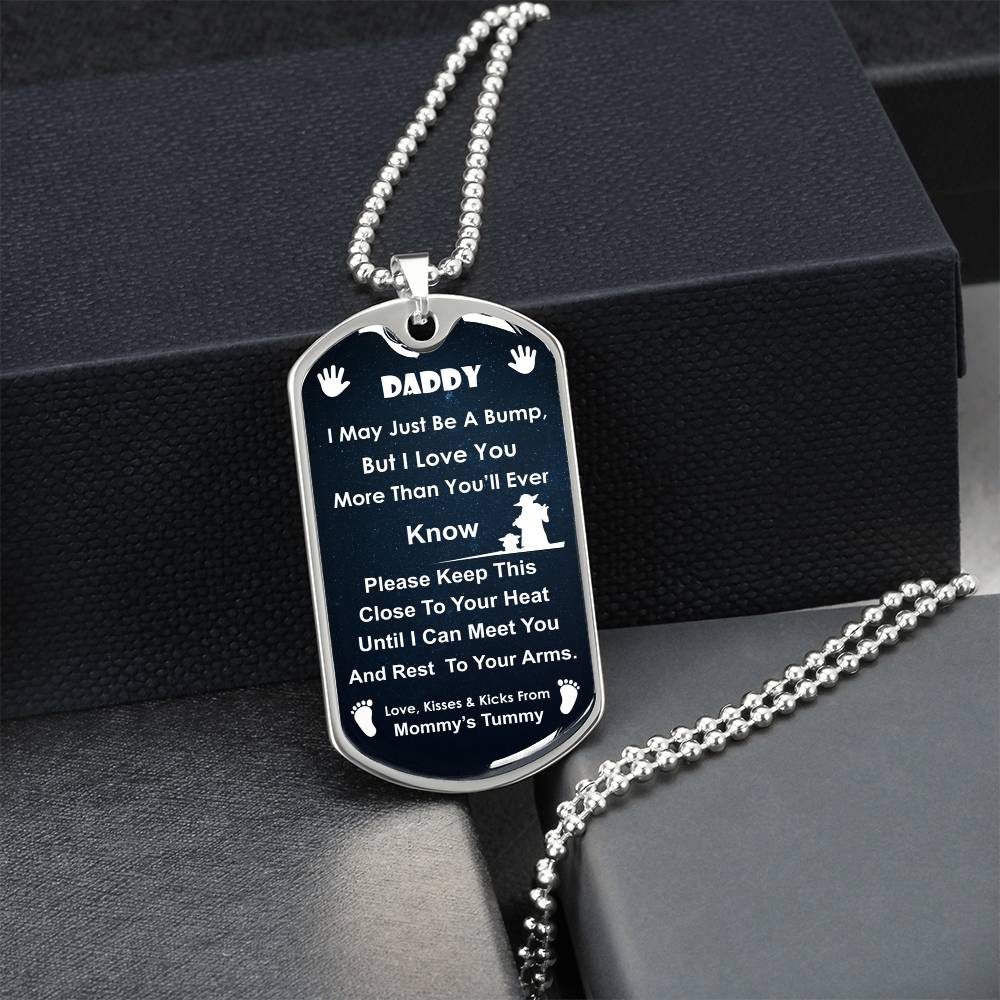 The Child Coffee Funny - Army Tag Necklace, Dog Tag Necklace