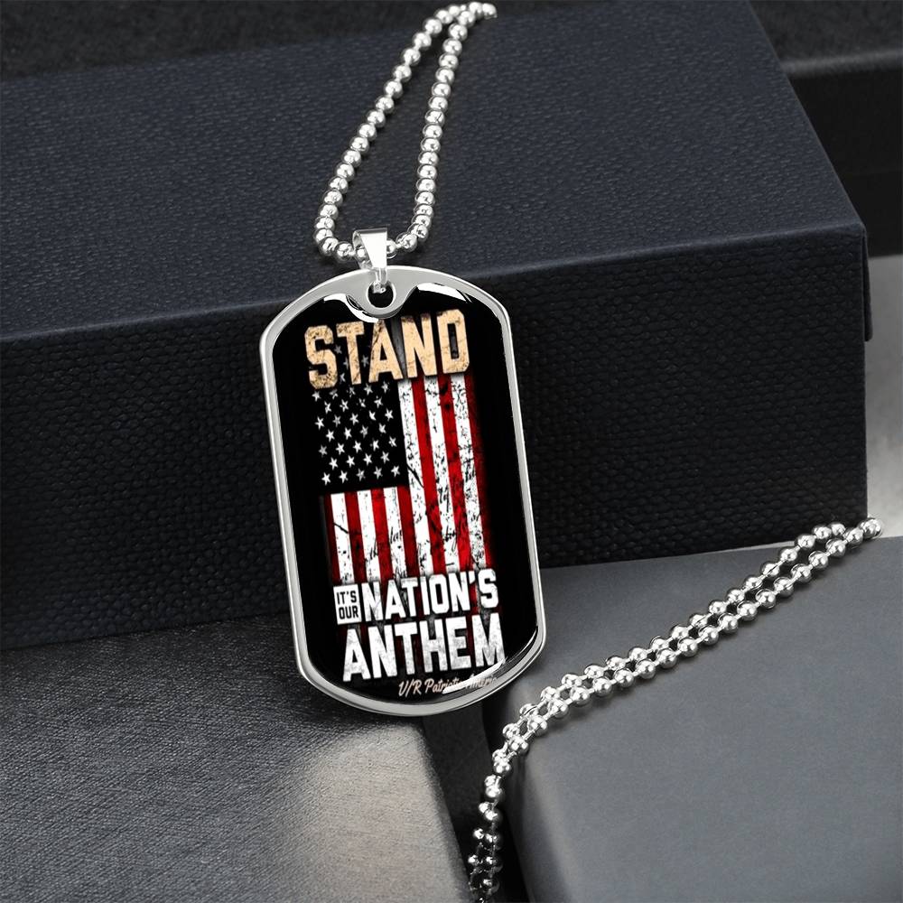 National Anthem ???? - Army Tag Necklace, Dog Tag Necklace