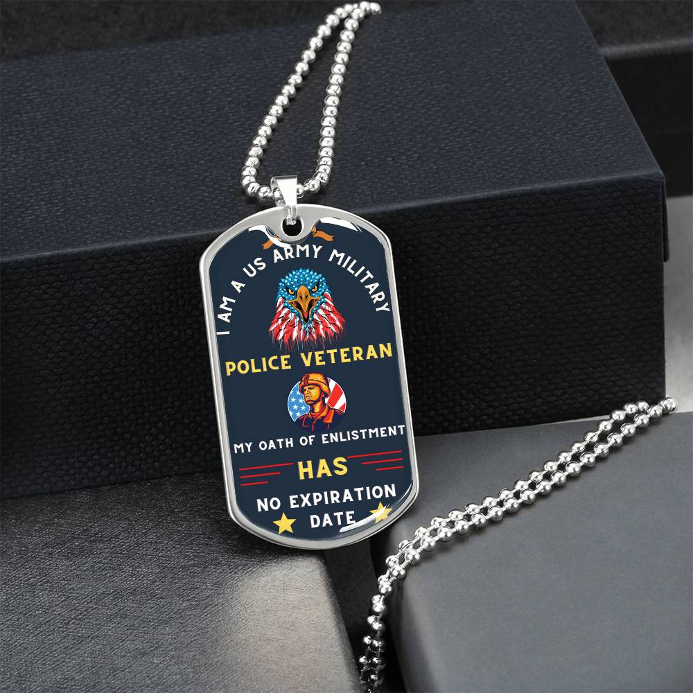 Military Police S Dog Tag - Army Tag Necklace, Dog Tag Necklace