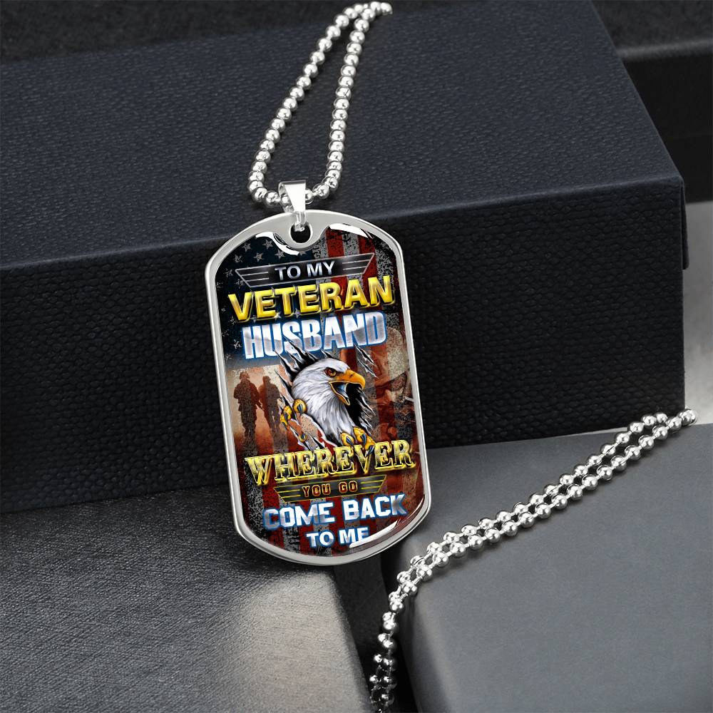 Us Army Dog Tag Personalized Us Army Gift , Military, Veteran, Gift For Us Army Gift For Man Husband Gift For Military Deployment - Army Tag Necklace, Dog Tag Necklace