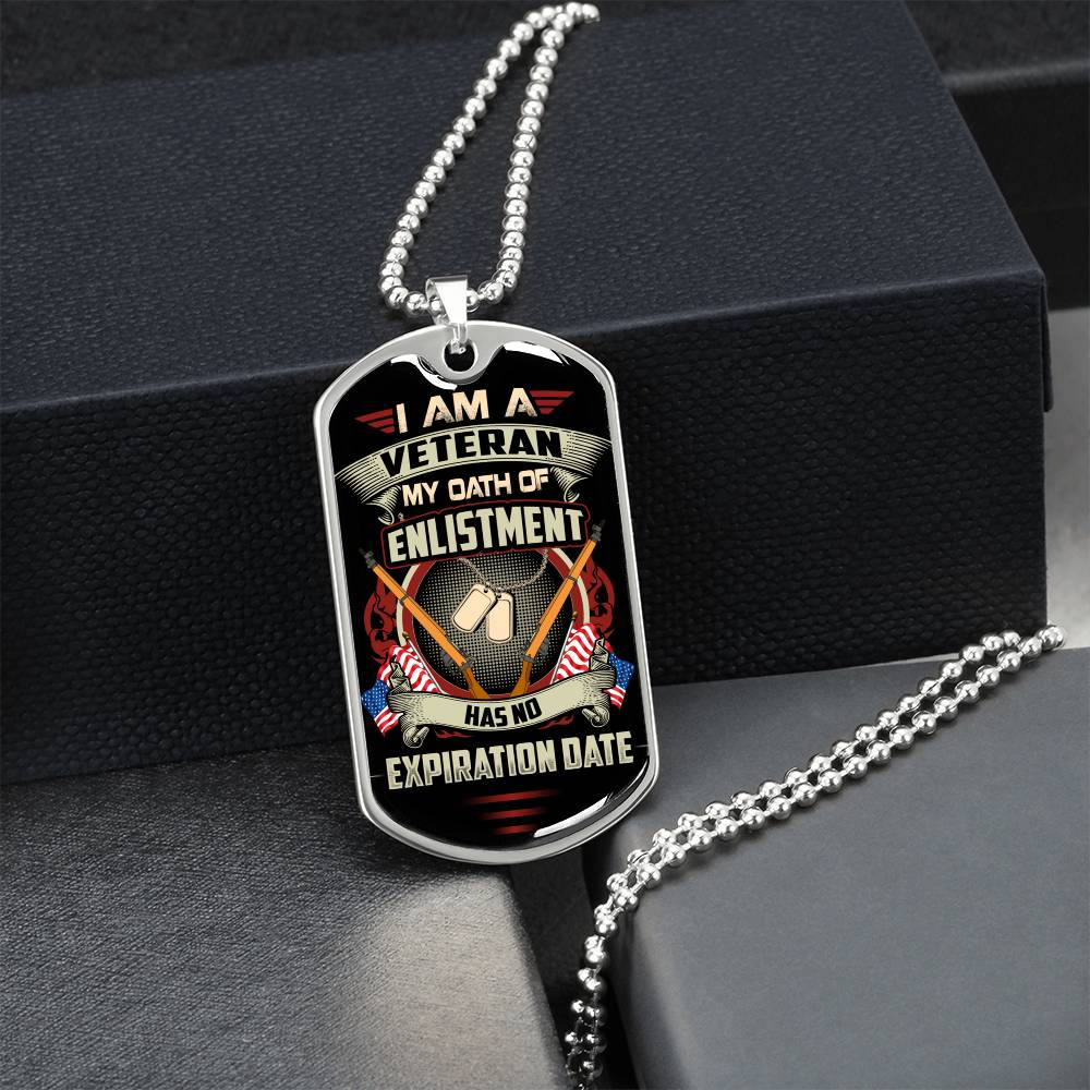 Veteran Gift - Veteran Dad Gift - Pendant Necklace Proud Military Family Necklace - Usa Army - Navy - Air Force - Marines - Army Tag Necklace, Dog Tag Necklace