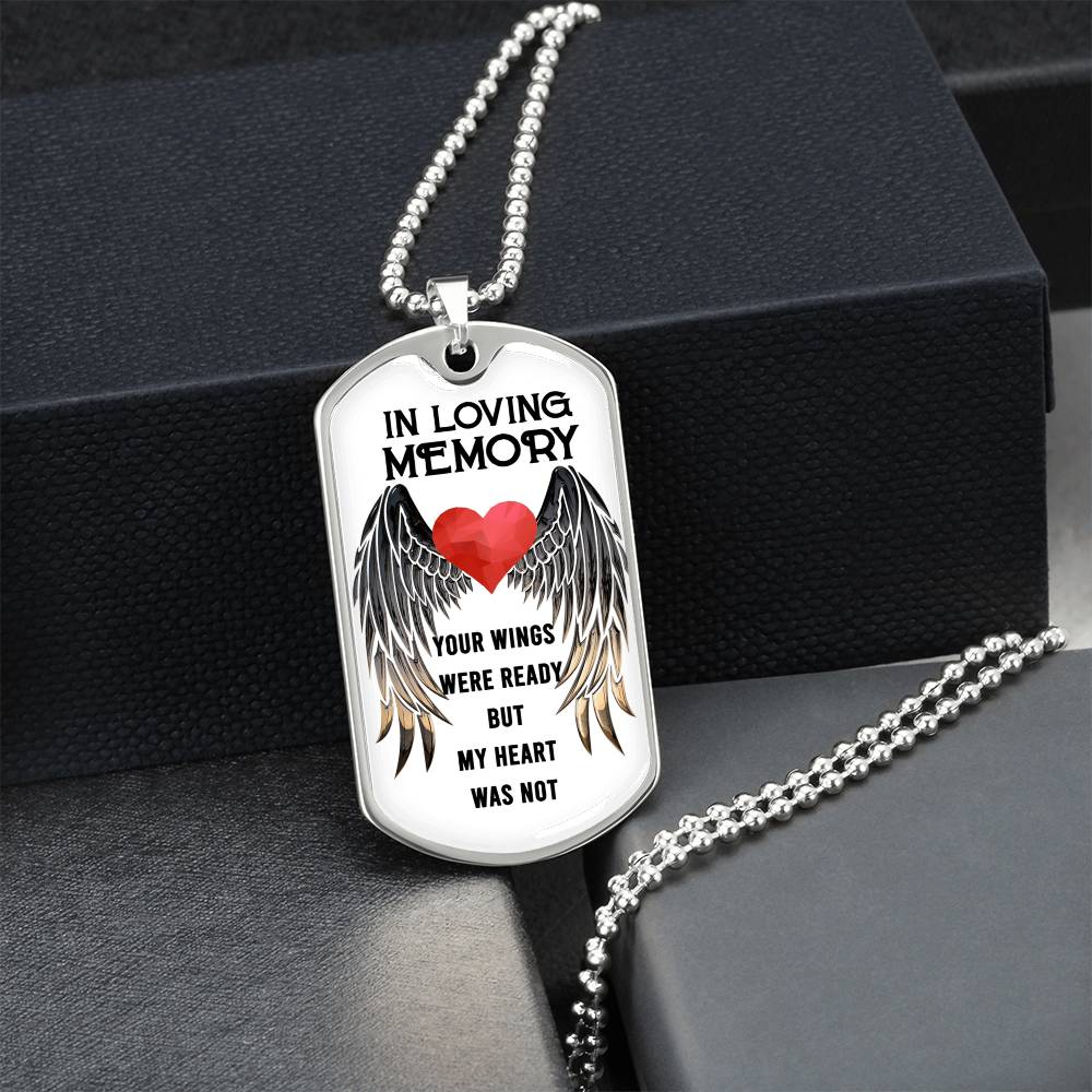 Stainless Steel Key Chain Pendant, To My Daughter... Love Dad, Dog Tag Key Chain, Necklace Accessory - Army Tag Necklace, Dog Tag Necklace