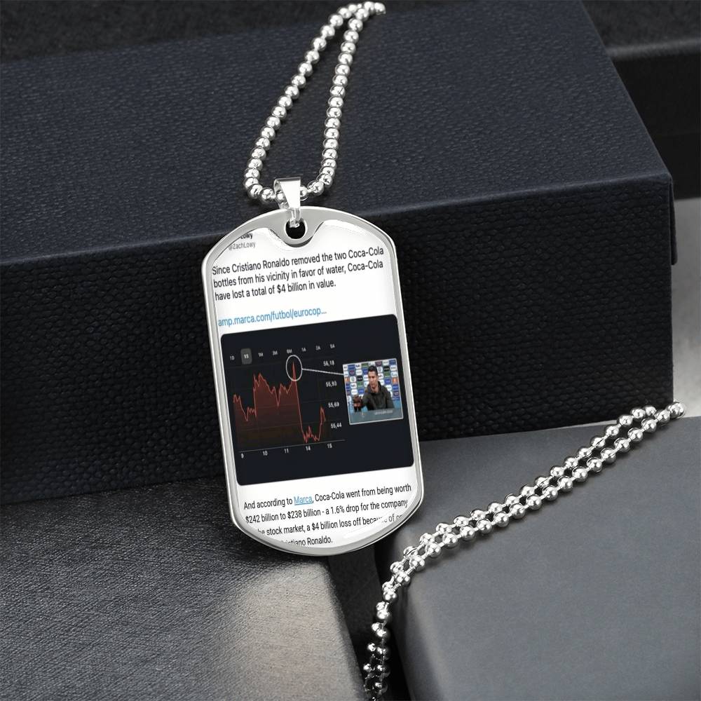 The Child Speak You Can't - Army Tag Necklace, Dog Tag Necklace