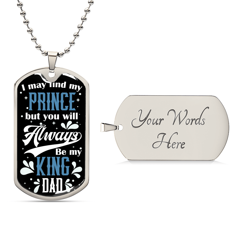 Mens Personalized Dog Tag Necklace - Husband Gift - Boyfriend Gift - Engraved Necklace - Gift For Dad - Custom Dog Tags - Army Tag Necklace, Dog Tag Necklace