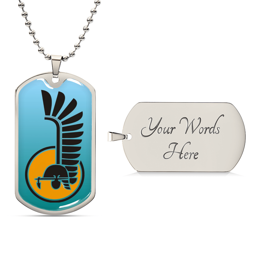 Gorgeous Dog Tag For Polish First Armoured Division - Army Tag Necklace, Dog Tag Necklace