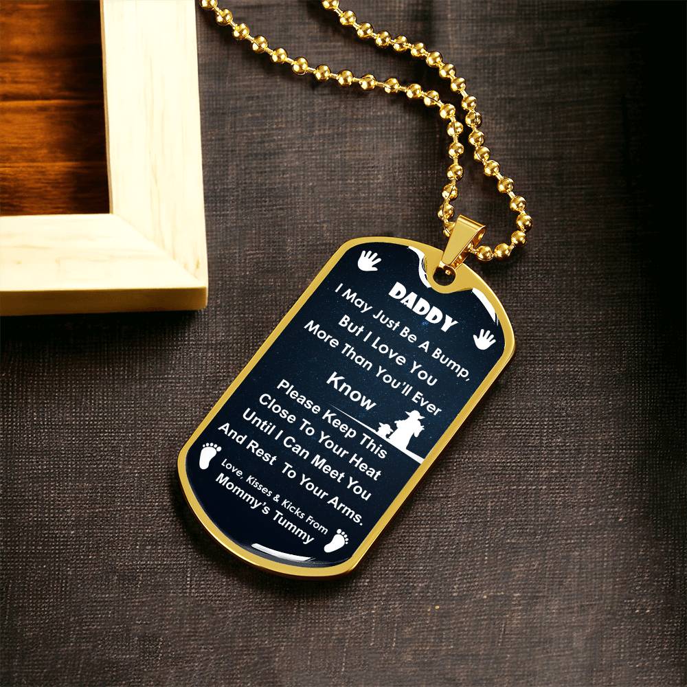 Dad Luxury Promising Luxury Necklace - Army Tag Necklace, Dog Tag Necklace