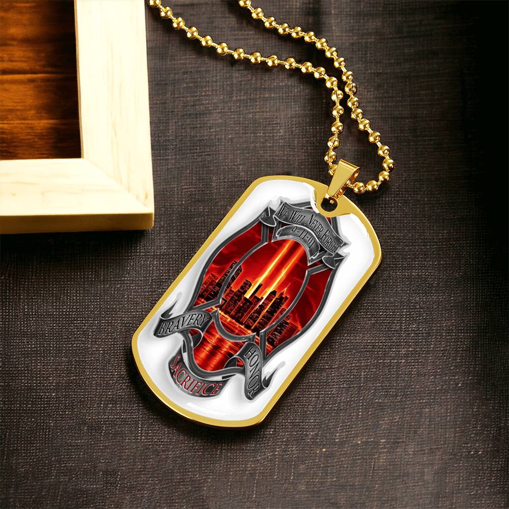 Best Gift For Firefighter - Army Tag Necklace, Dog Tag Necklace