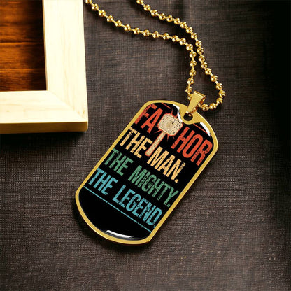 Luxury Dog Tag For Superhero Dad´S I Father´S Day Gift I Dad To Be Gift - Army Tag Necklace, Dog Tag Necklace