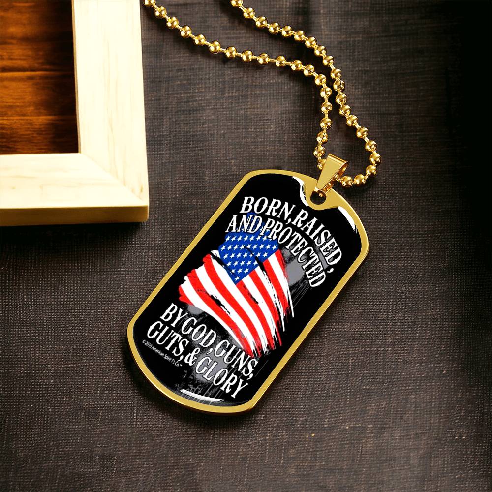 Proud American - Army Tag Necklace, Dog Tag Necklace