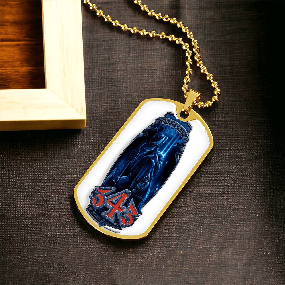 Best Gift For Firefighter - Army Tag Necklace, Dog Tag Necklace