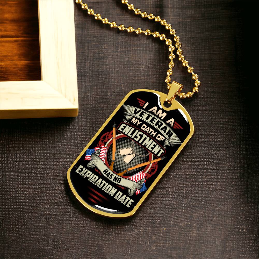 Veteran Gift - Veteran Dad Gift - Pendant Necklace Proud Military Family Necklace - Usa Army - Navy - Air Force - Marines - Army Tag Necklace, Dog Tag Necklace