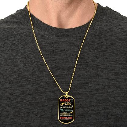Gift For Father's Day - Luxury Necklace - Army Tag Necklace, Dog Tag Necklace