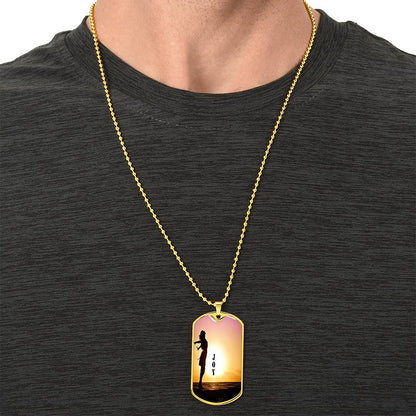 Joy - Army Tag Necklace, Dog Tag Necklace