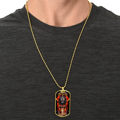 Best Gift For Firefighter - Army Tag Necklace, Dog Tag Necklace