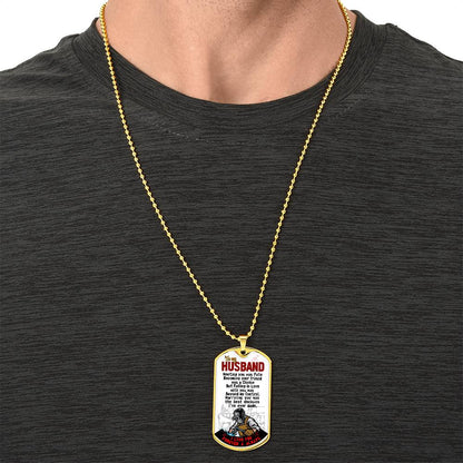 Welder Profession - Welder Husband - Welder Husband Gift From Wife - Welder's Wife - Welding Jobs - Welding Husband Birthday Gift - Army Tag Necklace, Dog Tag Necklace
