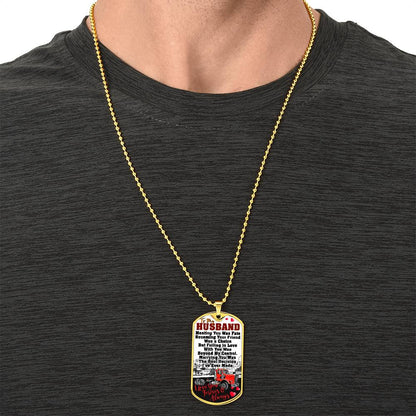 Gift For Trucker- Premium Dog Tag - Army Tag Necklace, Dog Tag Necklace