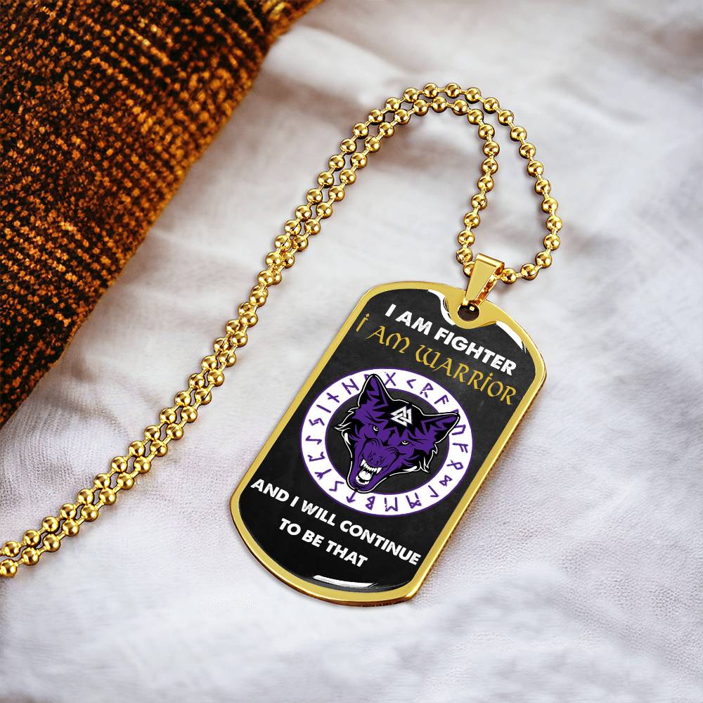 Premium Vikings Dogtag - Army Tag Necklace, Dog Tag Necklace