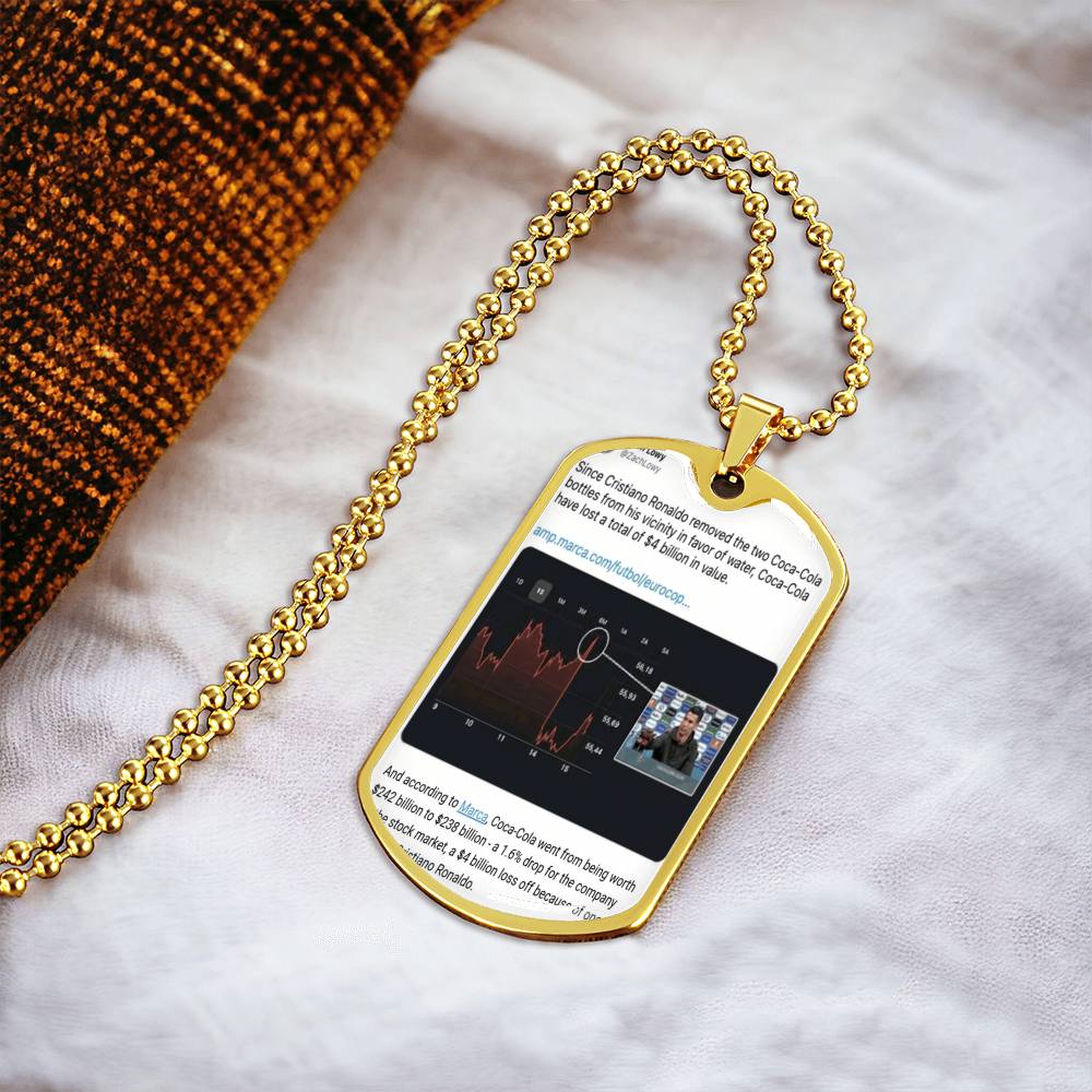 The Child Speak You Can't - Army Tag Necklace, Dog Tag Necklace