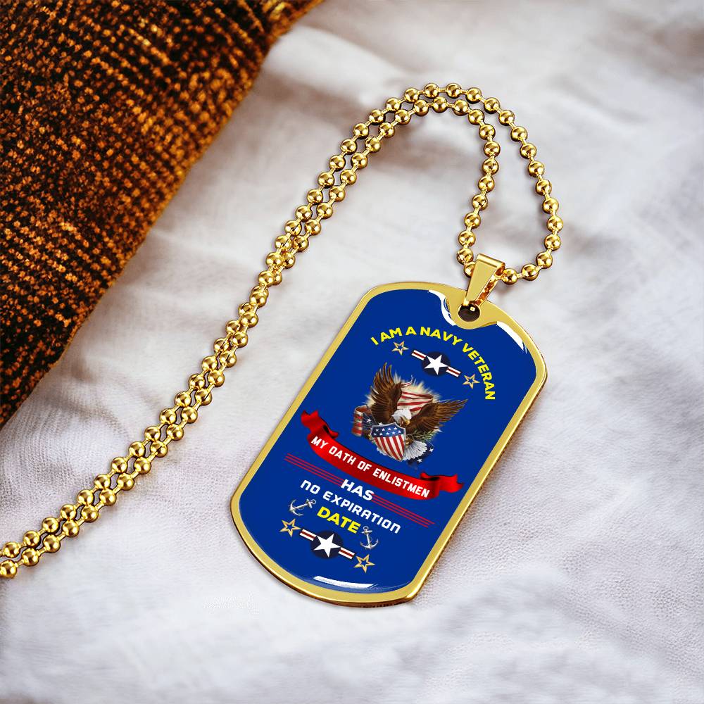 Navy Veteran Amazing S Dog Tag - Army Tag Necklace, Dog Tag Necklace