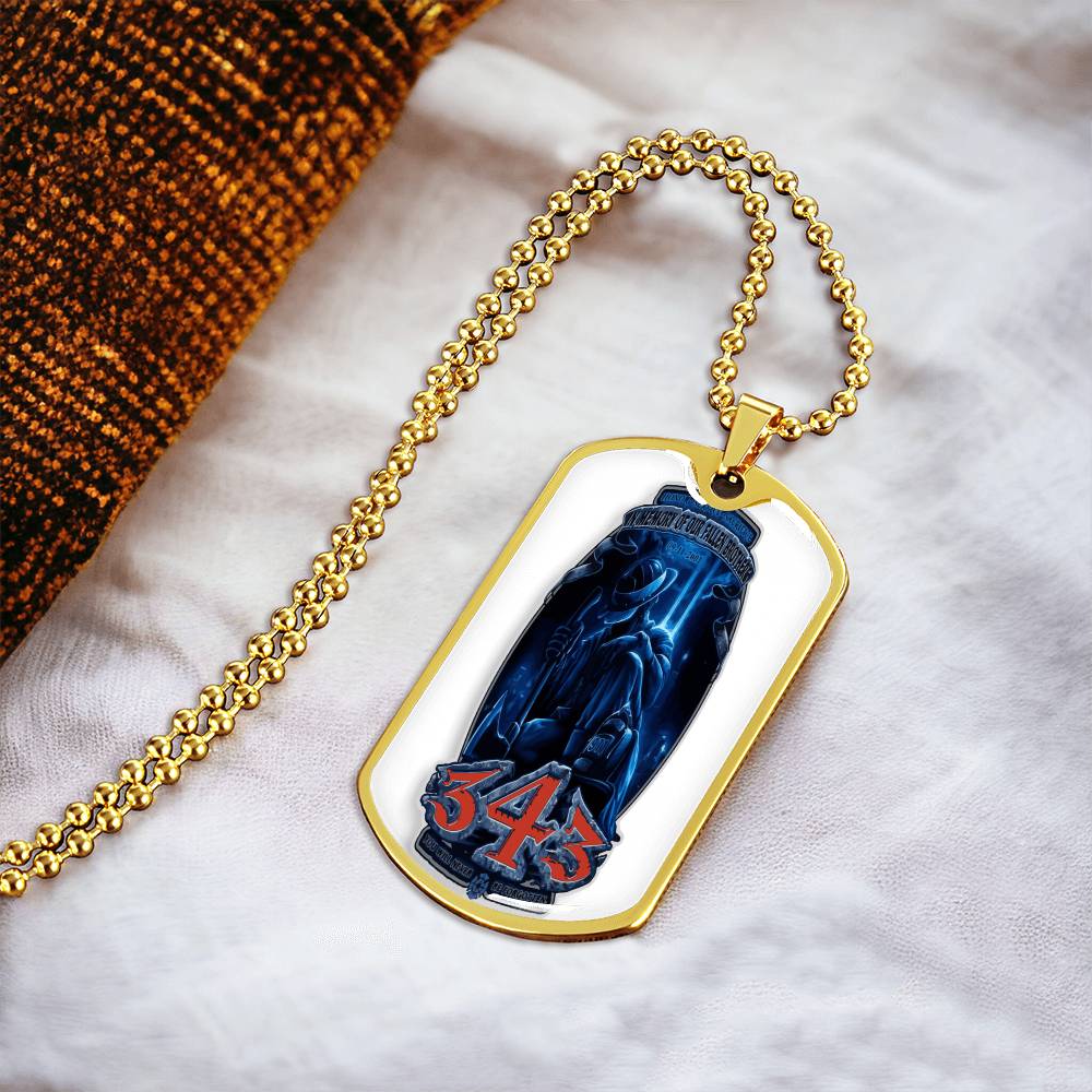 Best Gift For Firefighter - Army Tag Necklace, Dog Tag Necklace