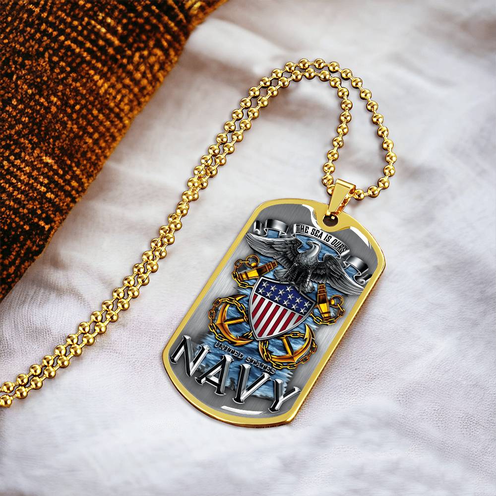 Custom Navy Mom Necklace, I Raised My Hero, Military Mom, Us Navy Mom, Proud Navy Mom - Army Tag Necklace, Dog Tag Necklace