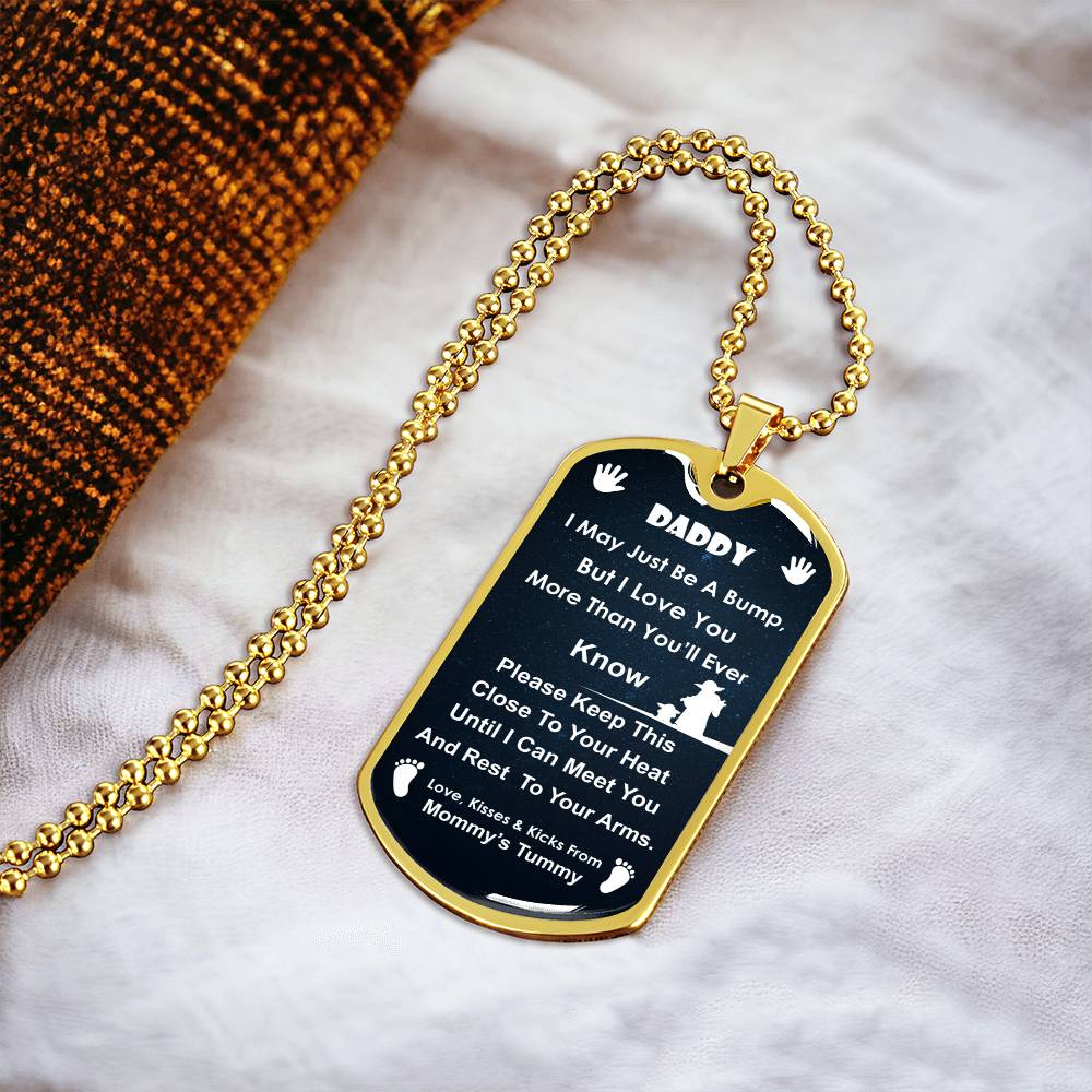 Dad Luxury Promising Luxury Necklace - Army Tag Necklace, Dog Tag Necklace