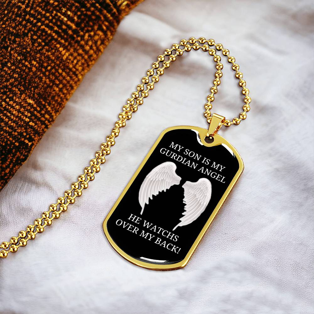 Sympathy Gift Son Remembrance - Army Tag Necklace, Dog Tag Necklace