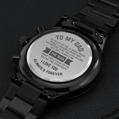 So Much Of Me - Engraving Chronograph Watch