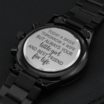 Father's Day Limited Edition - Sale Ending Soon 2 Engraving Chronograph Watch