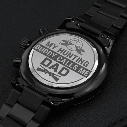 My Brave Dad Engraving Chronograph Watch