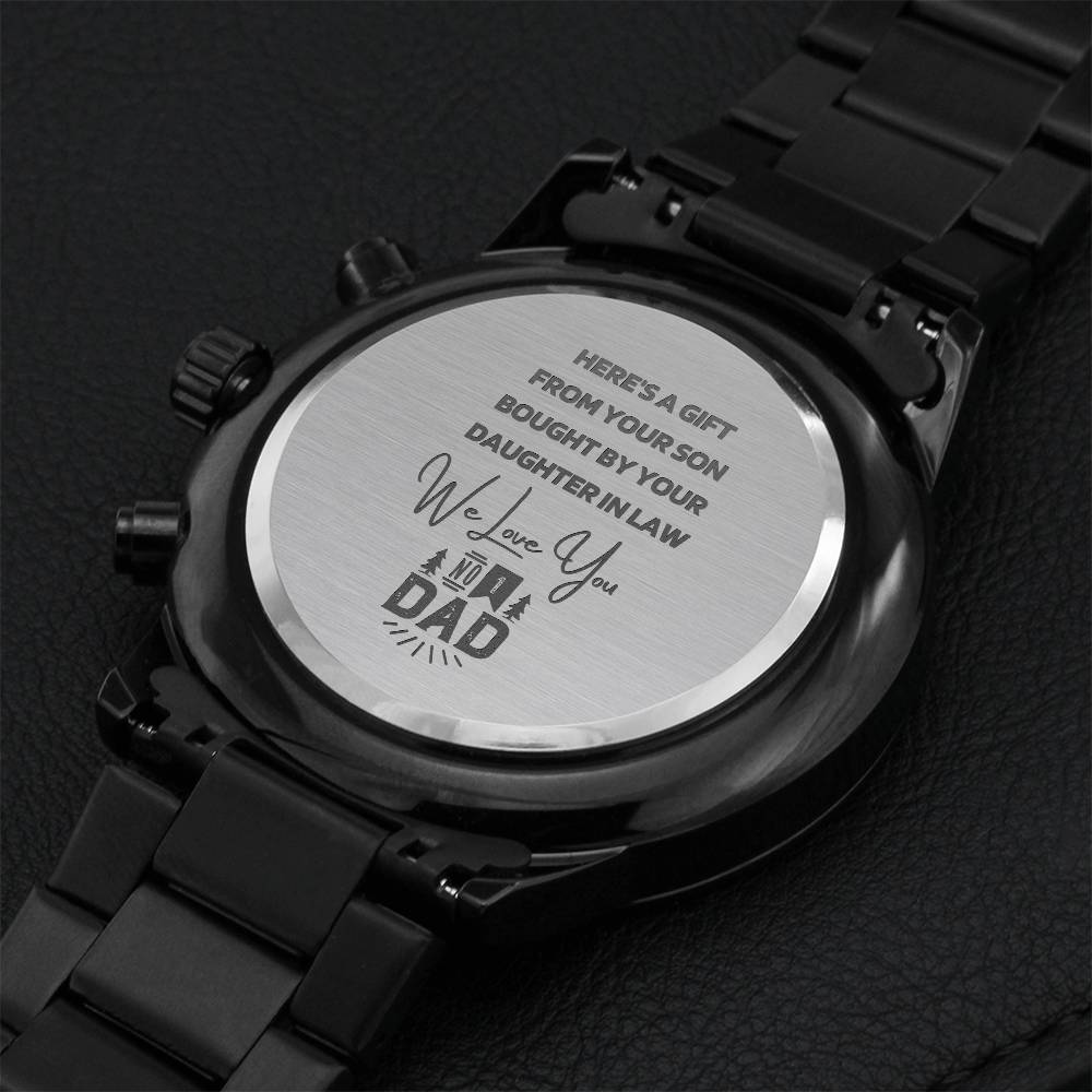 Chronograph Watch From Daughter In Law Engraving Chronograph Watch