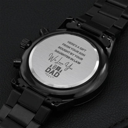 Chronograph Watch From Daughter In Law Engraving Chronograph Watch